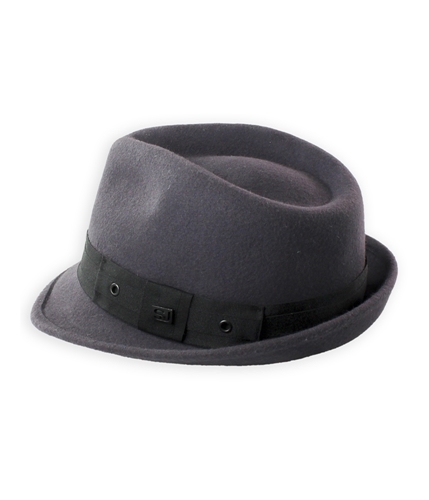 Sean John Mens Wool Fedora Trilby Hat charcoal L/XL