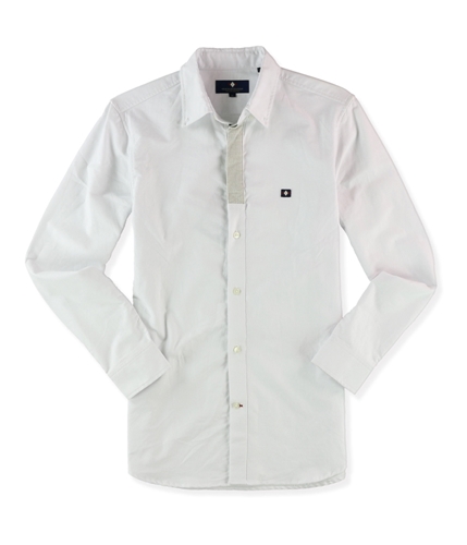 Argyleculture Mens Classic Button Up Shirt white M