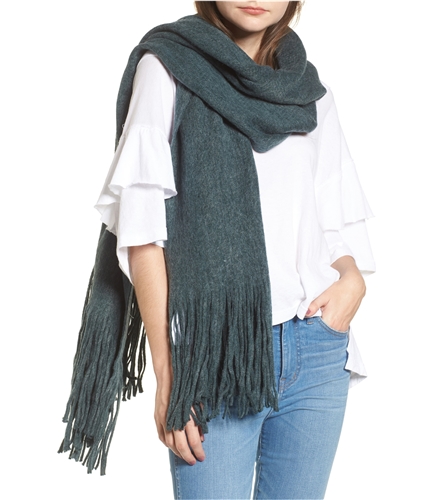 Free People Womens Kolby Brushed Scarf turquoise One Size