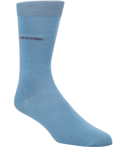 Calvin Klein Mens Giza Midweight Socks blue 7-12