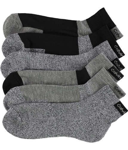 Calvin Klein Mens 6 Pack Midweight Socks assorted 10-13