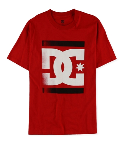 DC Mens Runner Graphic T-Shirt red L