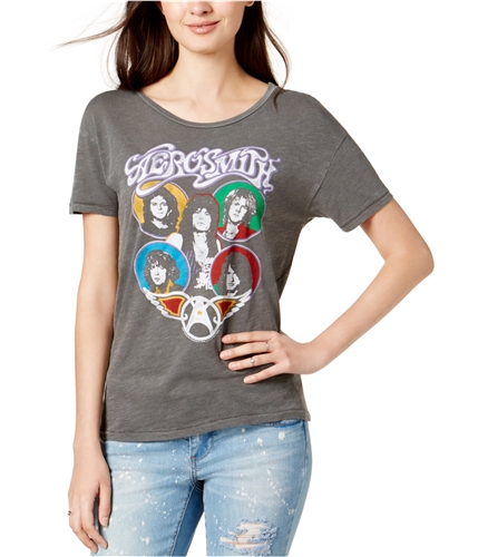 Junk Food Womens Aerosmith Graphic T-Shirt pepp M