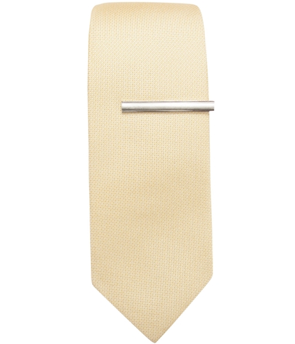 Alfani Mens Text Prom Self-tied Necktie lemon One Size