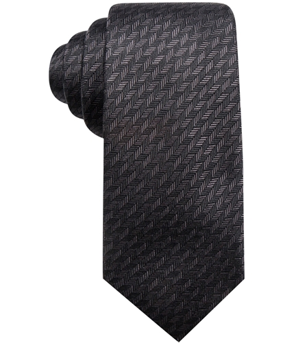 Alfani Mens Murray Geometric Self-tied Necktie charcoalblk One Size