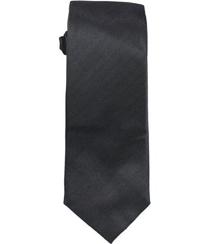 Alfani Mens Canal Panel Self-tied Necktie charcoal One Size
