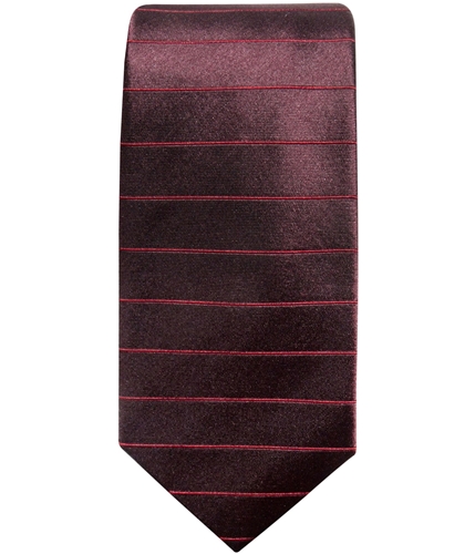 Alfani Mens Stripe Self-tied Necktie nvyblue One Size