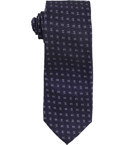 Alfani Mens Neat Self-tied Necktie purple One Size