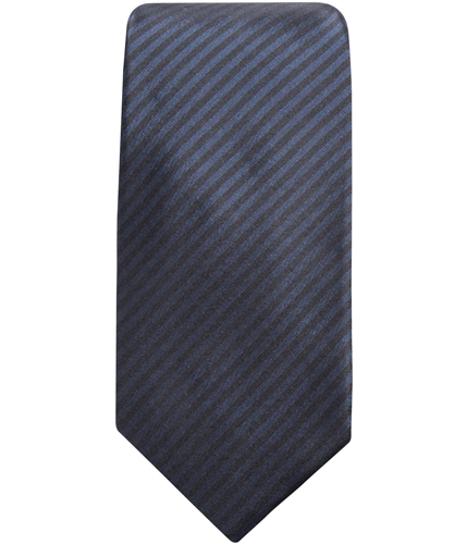 Alfani Mens Norton Stripe Self-tied Necktie blue One Size