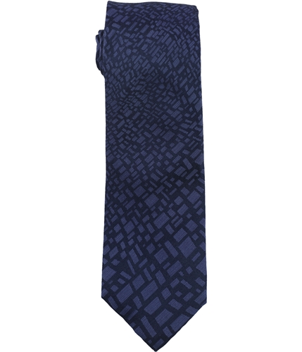 Alfani Mens Abstract Panel Self-tied Necktie navy One Size