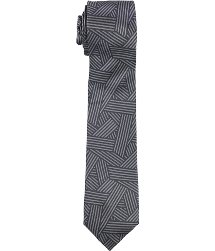 Alfani Mens Geometric Self-tied Necktie navy One Size