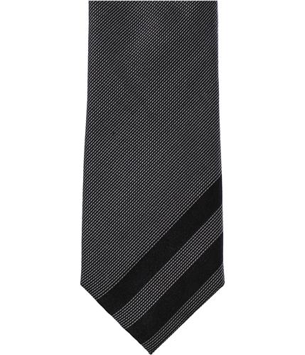 Alfani Mens Two Striped Self-tied Necktie black One Size