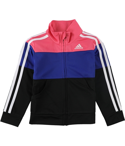 Adidas Girls Colorblock Track Jacket blkpink 3T