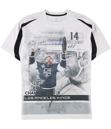 Level Wear Mens LA Kings 2014 Stanley Cup Graphic T-Shirt white S