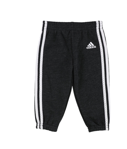 Adidas Boys Big Logo Athletic Sweatpants gray 9M/10