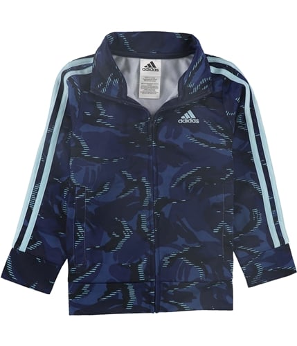 Adidas Boys Action Camouflage Track Jacket blue 4
