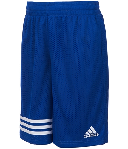 Adidas Boys Defender Athletic Workout Shorts dkroyal S