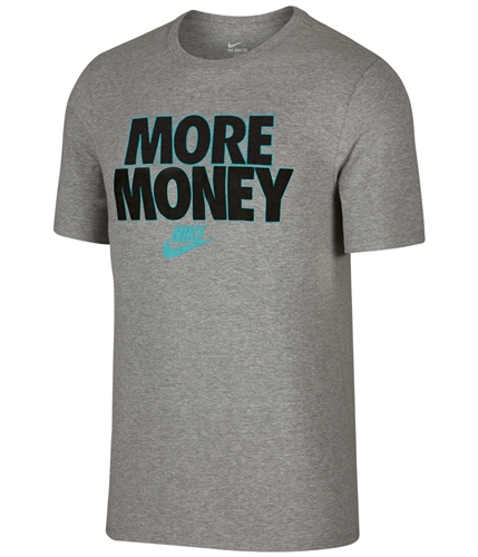 Nike Mens More Money Graphic T-Shirt gray XL