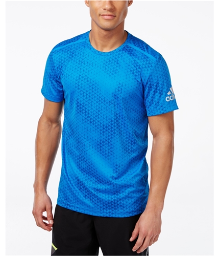 Adidas Mens Clima Chill Basic T-Shirt blue S