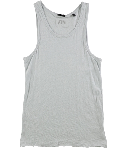 ATM Mens Destroyed Wash Tank Top pasblue S