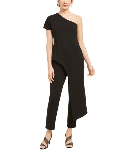 Adrianna Papell Womens Solid Jumpsuit black 2