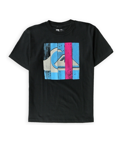 Quiksilver Boys Vertebrae Graphic T-Shirt blk L