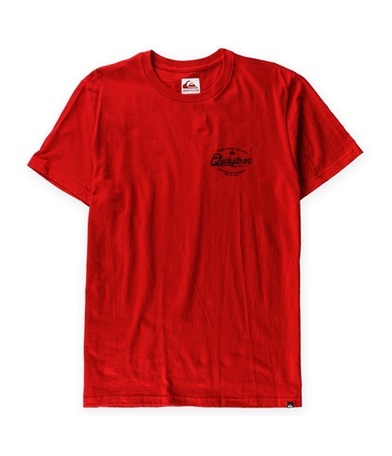 Quiksilver Mens Last Hurrah Graphic T-Shirt red S