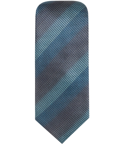 Alfani Mens Textured Self-tied Necktie aqua One Size