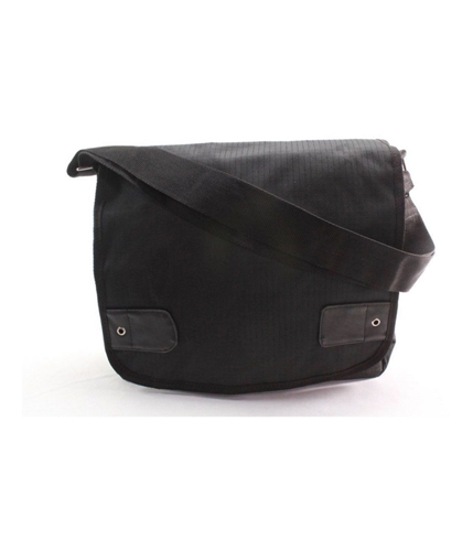 American Rag Unisex Textured Messenger Bag black