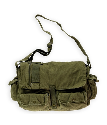 American Eagle Outfitters Unisex Military Messenger Bag green