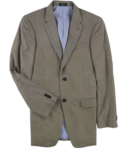 Tommy Hilfiger Mens Modern Fit Two Button Blazer Jacket tan 36