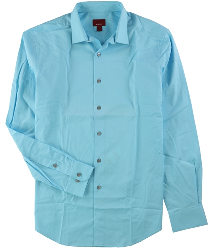 Alfani Mens Spectrum Button Up Dress Shirt seacoast 14-14.5