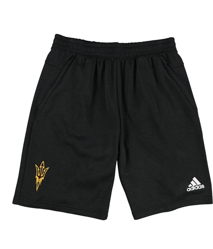 Adidas Mens Sun Devils Logo Athletic Workout Shorts black M