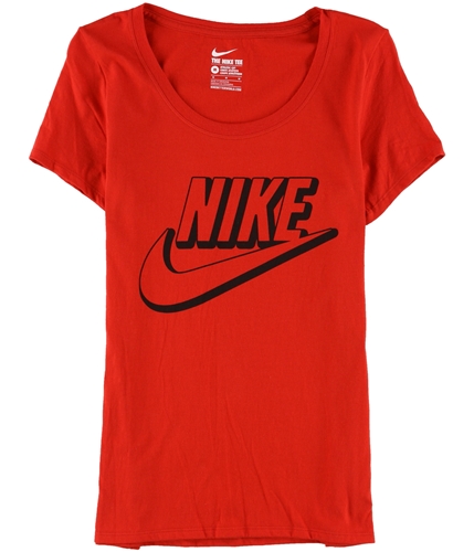 Nike Womens Logo Graphic T-Shirt univeristyred M
