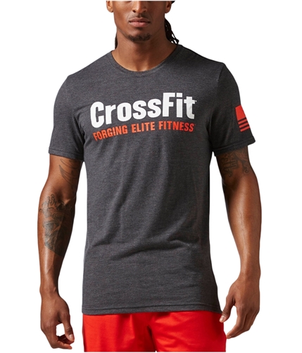 Reebok Mens CrossFit Graphic T-Shirt black 2XL