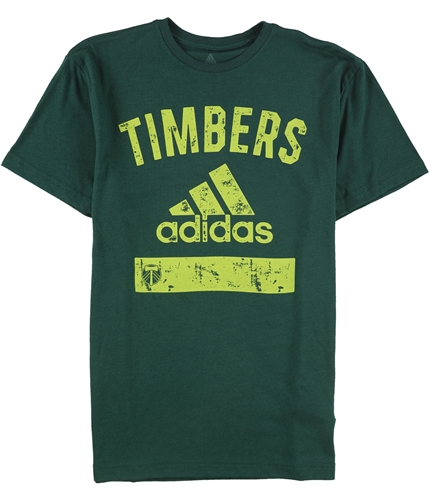 Adidas Mens Timbers Graphic T-Shirt dkgreen S