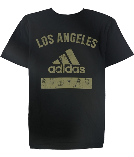 Adidas Mens Los Angeles Graphic T-Shirt black S