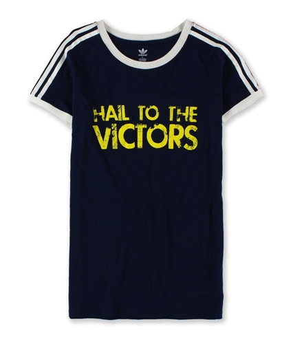 Adidas Womens Hail To The Victors Graphic T-Shirt collnvywht L