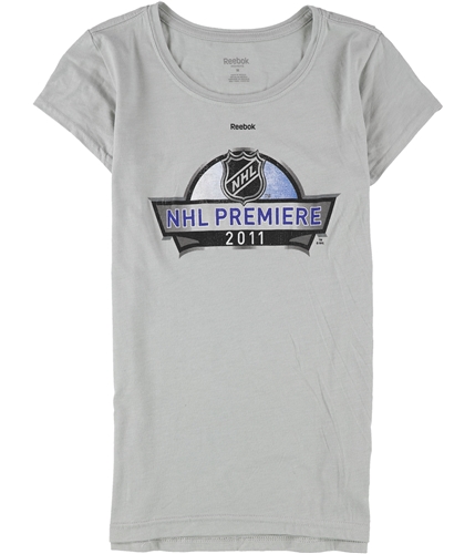 Reebok Womens NHL Premiere 2011 Graphic T-Shirt gray M