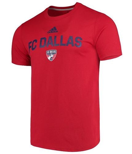 Adidas Mens FC Dallas 96 Graphic T-Shirt red S