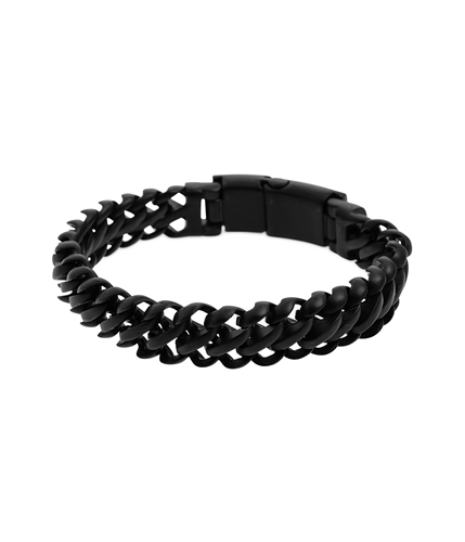Vitaly Mens Maile X Matte Link Bracelet black