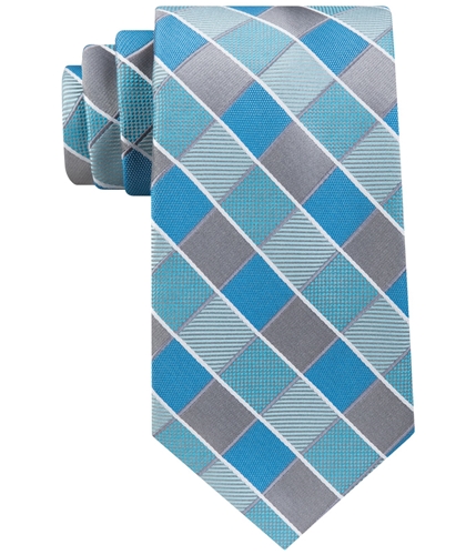 Geoffrey Beene Mens Sunlaid Grid Self-tied Necktie 445 One Size