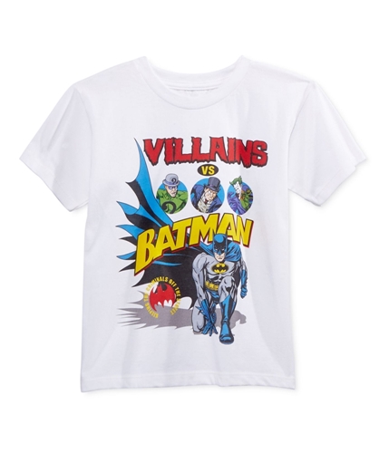 Warner Brothers Boys Batman Villians Graphic T-Shirt white 4
