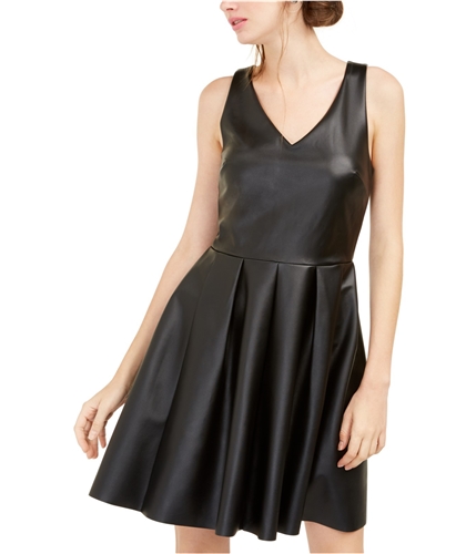 Rosie Harlow Womens Pleated A-line Dress blackbeauty XXS