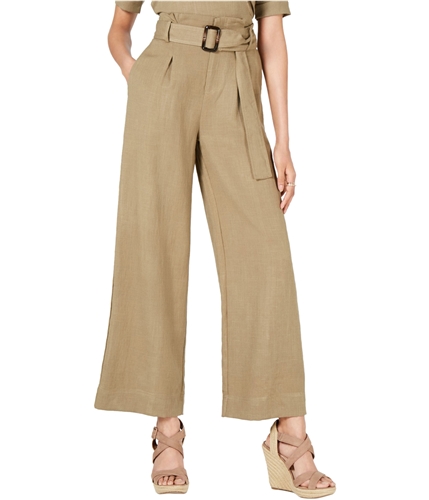 J.O.A. Womens Belted Casual Wide Leg Pants green XS/28