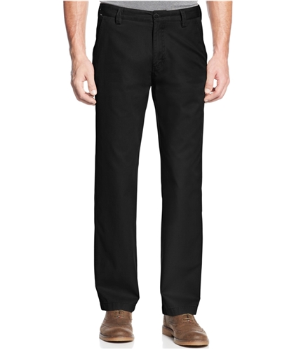 Cutter & Buck Mens Solid Casual Chino Pants black 38 Big/36