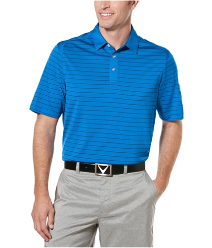 Callaway Mens Striped Rugby Polo Shirt magneticblue XL