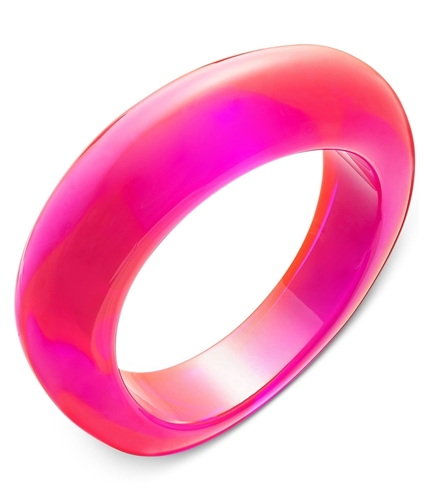 I-N-C Womens Oblong Colored Bracelet Bangles pink One Size