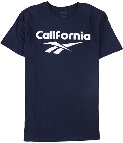 Reebok Mens California Graphic T-Shirt navy L