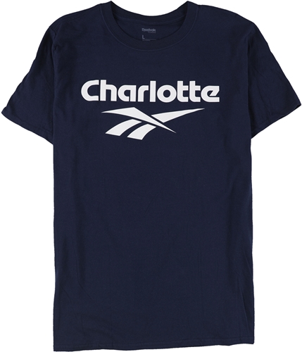Reebok Mens Charlotte Graphic T-Shirt navy S